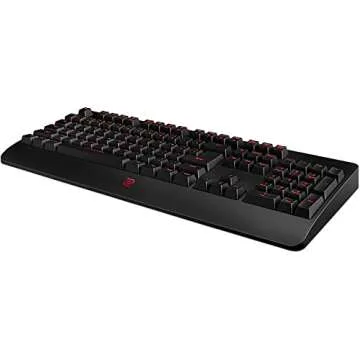 BenQ Gaming Gear CELERITAS II Black Flaretech red Switch 55g N-Key Rollover Single LED Back Light RTR Technology