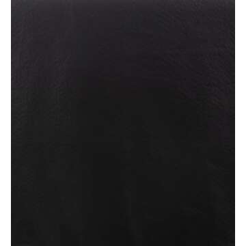 Yourtablecloth Heavy Duty Vinyl Rectangle or Square Tablecloth – 6 Gauge Heavy Duty Tablecloth – Flannel Backed – Wipeable Tablecloth with Vivid Colors & Many Sizes 52 x 70 Black