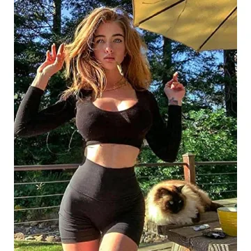 Comfortable FULLSOFT High Waisted Biker Shorts for Women