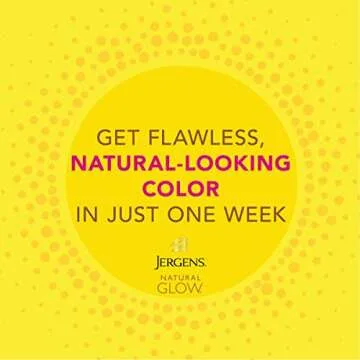 Jergens Natural Glow In Shower Lotion, Self Tanner for Medium to Deep Skin Tone, Sunless Tanning Wet Skin Lotion for Gradual, Flawless Color, 7.5 Ounce (Packaging May Vary)