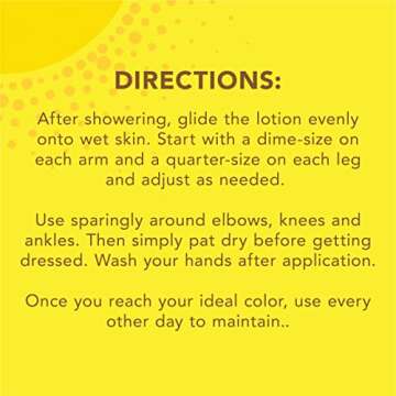 Jergens Natural Glow In Shower Lotion, Self Tanner for Medium to Deep Skin Tone, Sunless Tanning Wet Skin Lotion for Gradual, Flawless Color, 7.5 Ounce (Packaging May Vary)