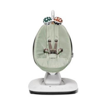4moms MamaRoo Multi-Motion Baby Swing: Bluetooth Enabled, 5 Unique Motions - Sage
