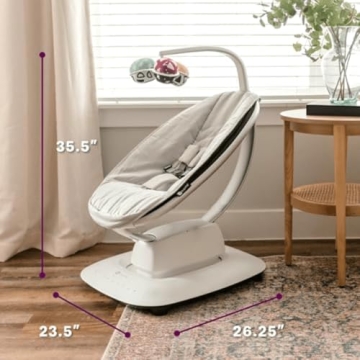 4moms MamaRoo Baby Swing - Bluetooth, 5 Unique Motions, Sage