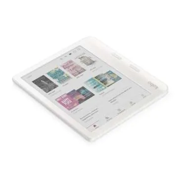 Kobo Libra Colour | eReader | 7” Glare-Free Colour E Ink Kaleido™ 3 Display | Dark Mode Option | Audiobooks | Waterproof | White