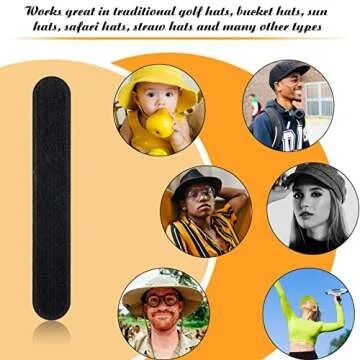 Gejoy Hat Sweat Liner 30 Pcs Hat Sweat Protector Disposable Cap Sweatband for Women Men Golf Baseball