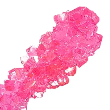 Delicious Pink Rock Candy Sugar Sticks for All Occasions