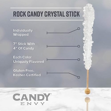 Delicious Pink Rock Candy Sugar Sticks for All Occasions
