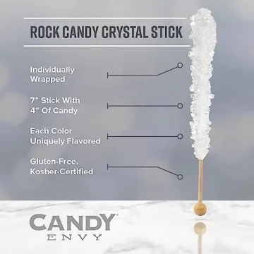 Delicious Pink Rock Candy Sugar Sticks for All Occasions