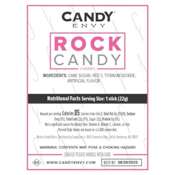 Delicious Pink Rock Candy Sugar Sticks for All Occasions
