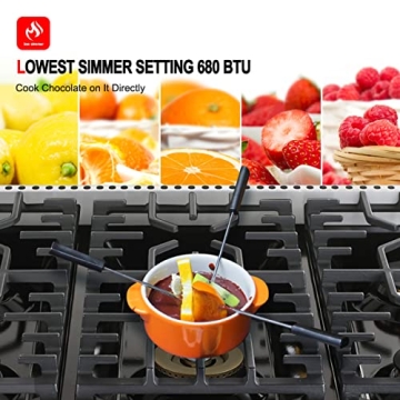 GASLAND Chef Professional 36" Gas Cooktop with 6 Burners