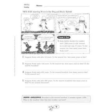 Comic-Strip Math: Problem Solving: 80 Reproducible Cartoons With Dozens and Dozens of Story Problems That Motivate Students and Build Essential Math Skills
