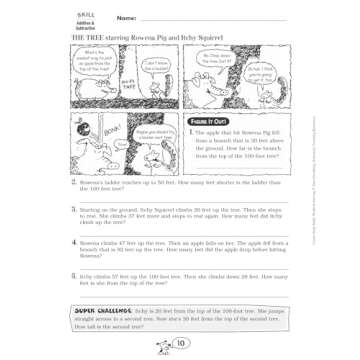 Comic-Strip Math: Problem Solving: 80 Reproducible Cartoons With Dozens and Dozens of Story Problems That Motivate Students and Build Essential Math Skills