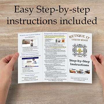 Retique It Gel Stain Liquid Wood Kits Real Paintable Wood. Great Companion to Chalk Finish Paint, Milk Paint, Furniture Paint. (1x Reg, Brushed Finish, 35 Barn Wood)