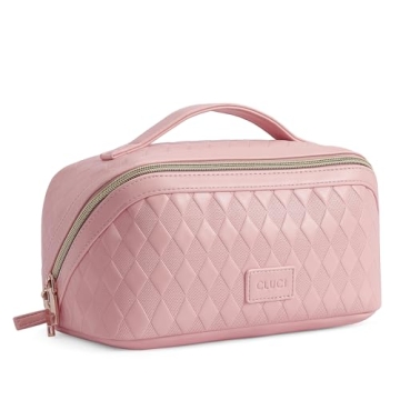 CLUCI Waterproof Makeup Bag with Large Capacity for Travel