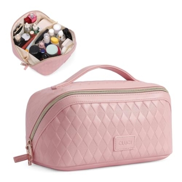 CLUCI Waterproof Makeup Bag with Large Capacity for Travel