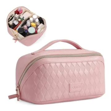 CLUCI Waterproof Makeup Bag with Large Capacity for Travel
