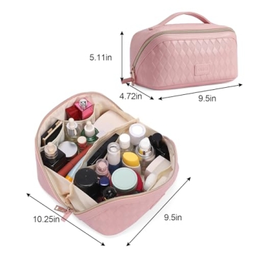 CLUCI Waterproof Makeup Bag with Large Capacity for Travel