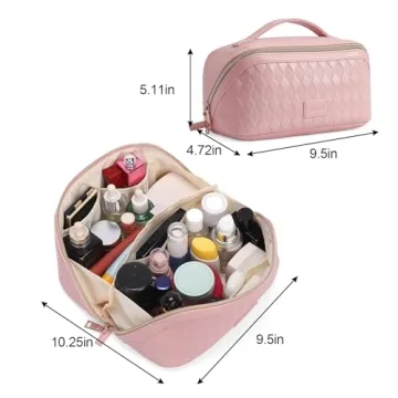 CLUCI Waterproof Makeup Bag with Large Capacity for Travel