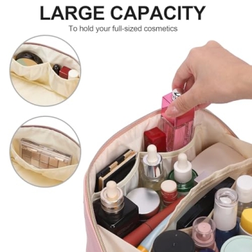 CLUCI Waterproof Makeup Bag with Large Capacity for Travel