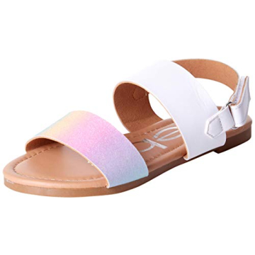 bebe Girls' Glitter Sandals - Stylish Comfort for Little and Big Girls
