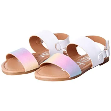 bebe Girls Sandals with Comfort Sole in Glitter Design