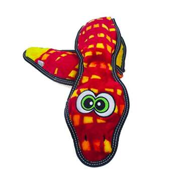 Durable Outward Hound Tough Seamz Snake Dog Toy