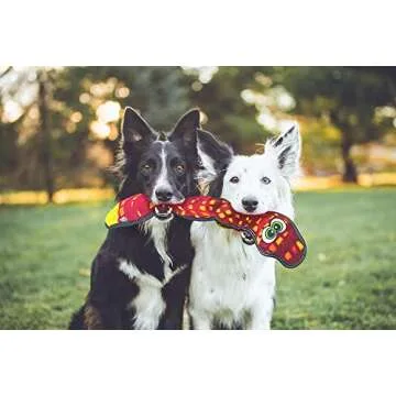 Durable Outward Hound Tough Seamz Snake Dog Toy