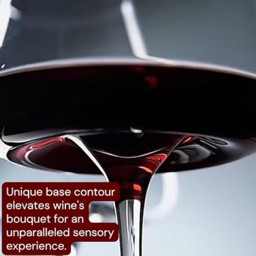 Sommelier's Touch Elegant Crystal Wine Glass Set of 2