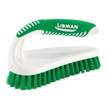 Libman Scrub Brush Kit for Tough Messes in Bathroom and Kitchen