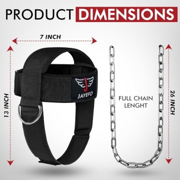 Durable Jayefo Neck Training Harness for Strong Neck Strength
