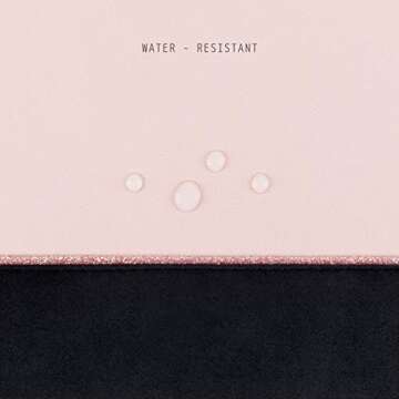 Comfyable Slim Protective Laptop Sleeve 16 Inch Compatible for MacBook Pro 16-Inch & 15 Inch MacBook Air (Loose Fit) M2 2023, 15-15.6 Inch Computer Case for Women, Pink & Black