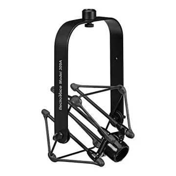 Electro-Voice RE20 Broadcast Announcer Microphone (Black) Bundle with Electro-Voice 309A Mic Shockmount