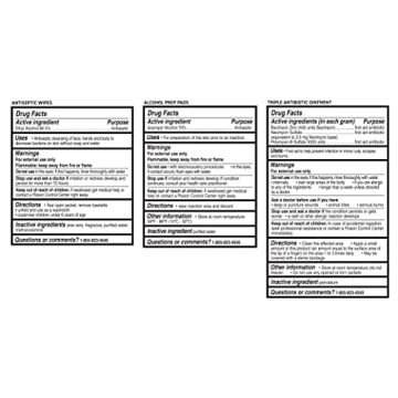 Care Science First Aid Kit 110 Pieces for Home Travel Outdoor