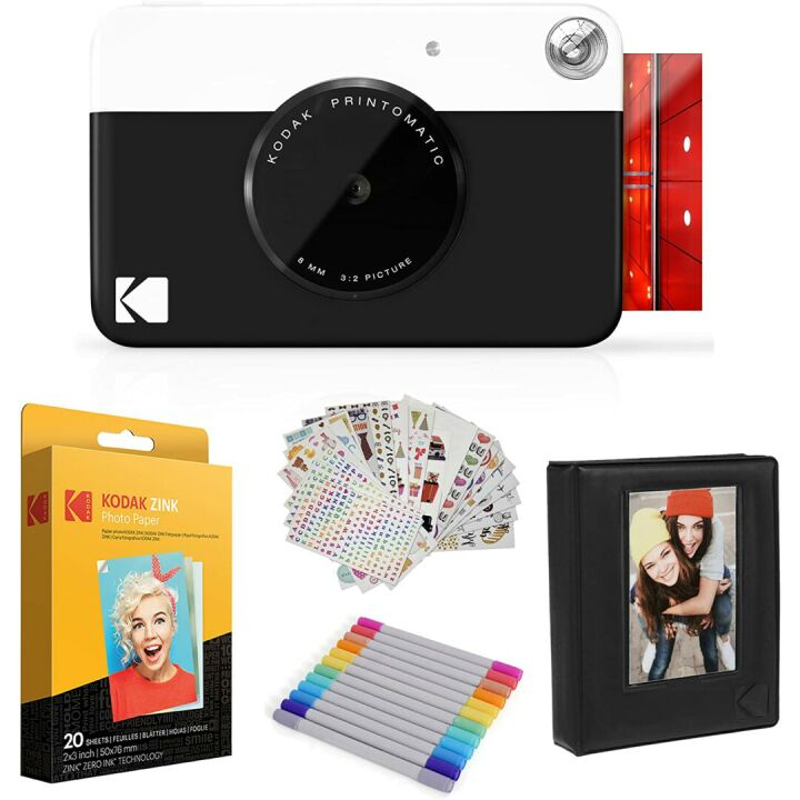 Kodak Printomatic Instant Camera Gift Bundle