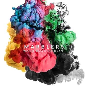 MARBLERS Liquid colorant 11oz (310g) [Deep Yellow] | Water-Based | Super-Concentrate | Dye, Tint, Pigment | Odorless | Non-Toxic | Great for Concrete, Cement, Mortar, Grout, Gypsum, Water-Based Paint