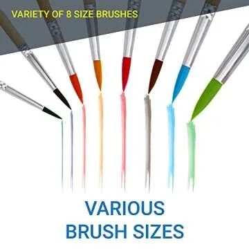 Watercolor Paint Set - Includes 24 Watercolor Paint, 8 Paintbrushes for Kids - Ultimate Washable Paints Watercolors Supplies Set - Water Color Painting Kids, 9 Piece Set