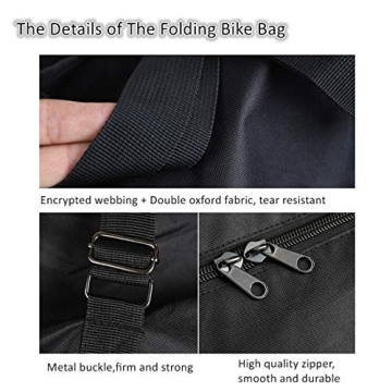Secure Folding Bike Travel Bag for All Bike Sizes