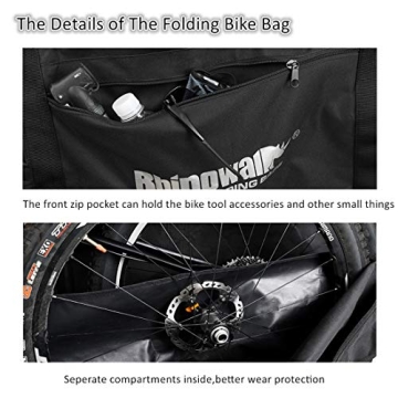 Secure Folding Bike Travel Bag for All Bike Sizes
