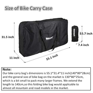 Secure Folding Bike Travel Bag for All Bike Sizes