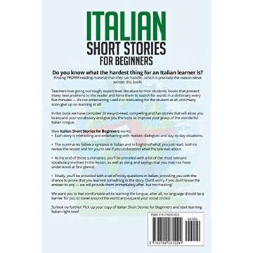 Italian Short Stories for Beginners: 20 Captivating Short Stories to Learn Italian & Grow Your Vocabulary the Fun Way! (Easy Italian Stories)