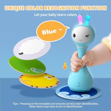 alilo Smarty Bunny Rattle - Musical Light Up Baby Toy