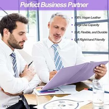 Jancosta Lilac Business Padfolio for Meetings and Notes