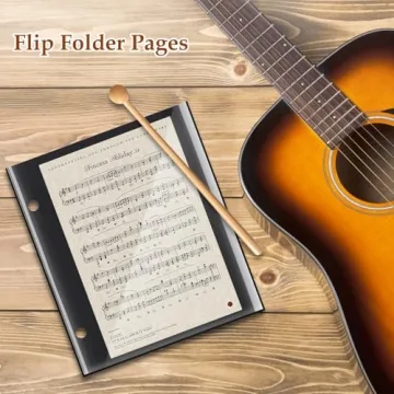Waterproof 20 Pack Flip Folder Pages for Sheet Music
