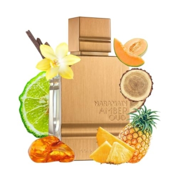 Unisex Amber Oud Gold Perfume for Men and Women 2 oz