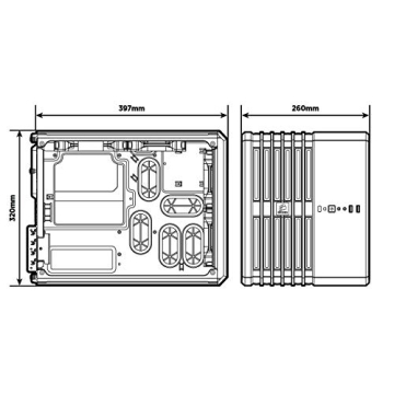 Corsair Carbide AIR 240 Compact High-Airflow PC Case