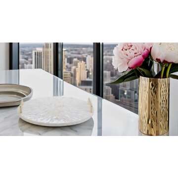 PEMAR Mother of Pearl Decorative Tray – Elegant & Versatile