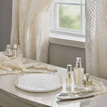 PEMAR Mother of Pearl Decorative Tray – Elegant & Versatile