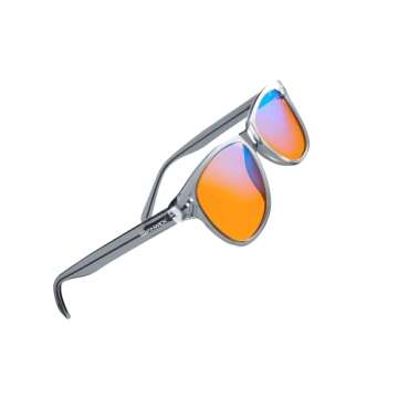 Swanwick NIGHT Blue Light Blocking Glasses for Women, Men. Sleep Aid, Anti Eyestrain Headache for Computer, Gaming, TV, UV Glare w/FREE $497 Training Course (Regular, Smoky Quartz)