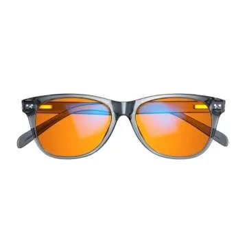 Swanwick NIGHT Blue Light Blocking Glasses for Women, Men. Sleep Aid, Anti Eyestrain Headache for Computer, Gaming, TV, UV Glare w/FREE $497 Training Course (Regular, Smoky Quartz)