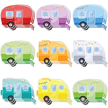 Vintage Camper Cutouts Perfect for Classroom Decor